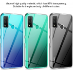 Silicone Gel Back Case Clear Cover For Huawei P Smart 2020 Slim Fit Look